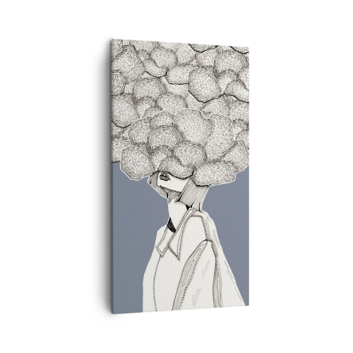 Vászonkép - Fejjel a fellegekben - 45x80 cm