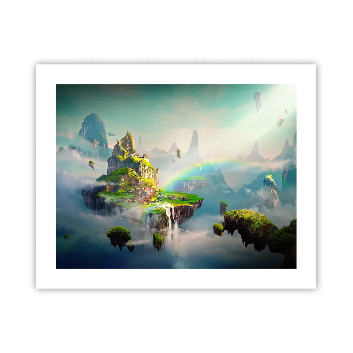 Poszter - Az ég közepén - boldog szigetek - 50x40 cm