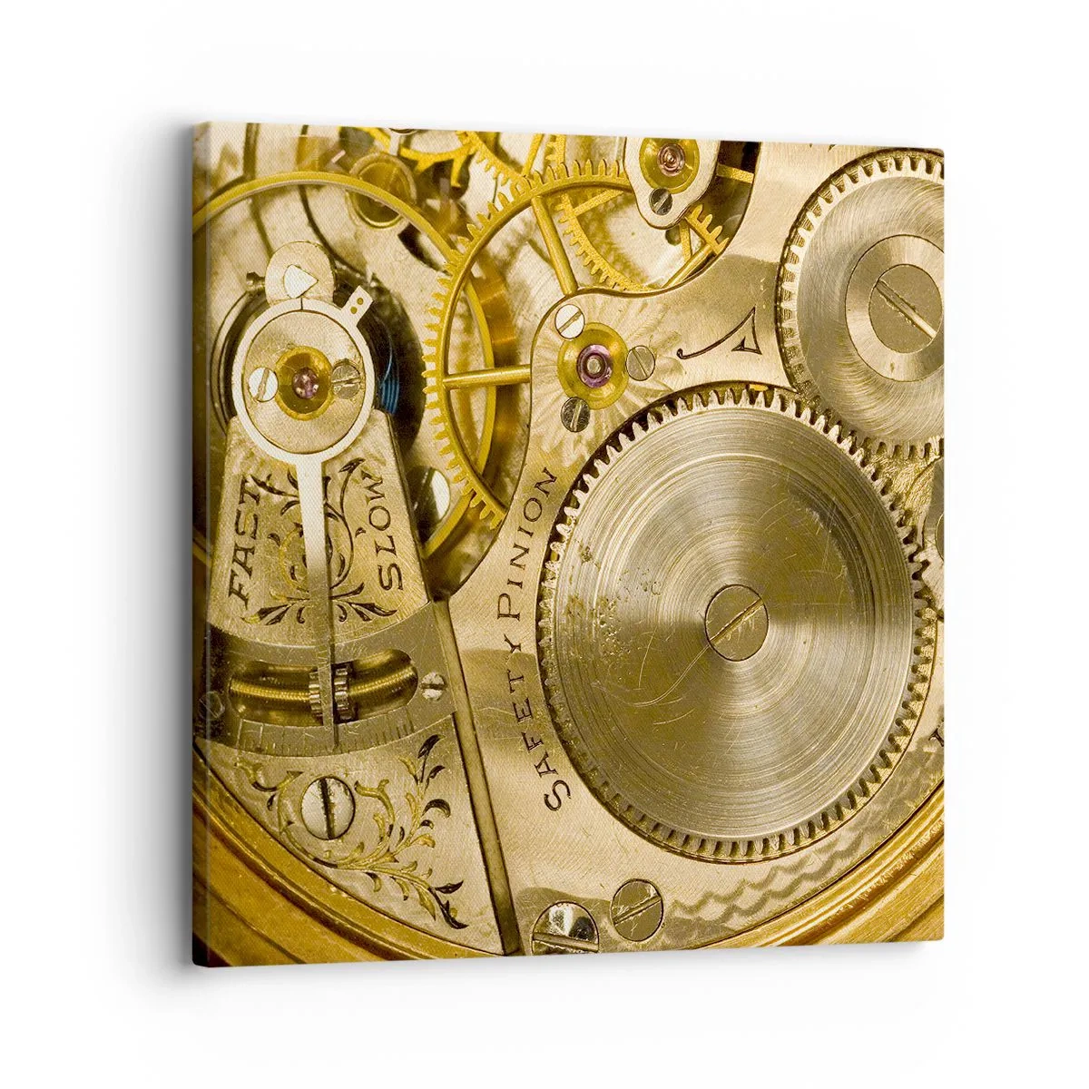 Vászonkép - Haladj a korral - 30x30 cm