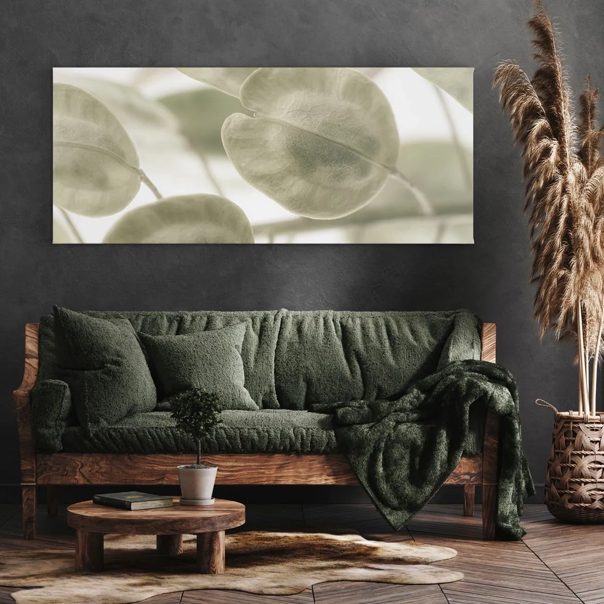 Vászonkép - Kezdetben levelek voltak... - 100x40 cm