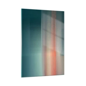 Üveg kép - Absztrakt: fényhullámok - 50x70 cm