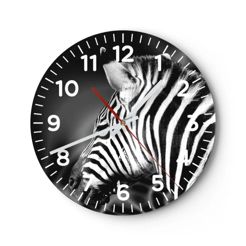 Falióra, Óra - A fehér fehér, a fekete pedig fekete - 40x40 cm