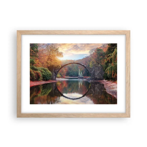 Poszter világos tölgy keretben - A tükör másik oldalán - 40x30 cm