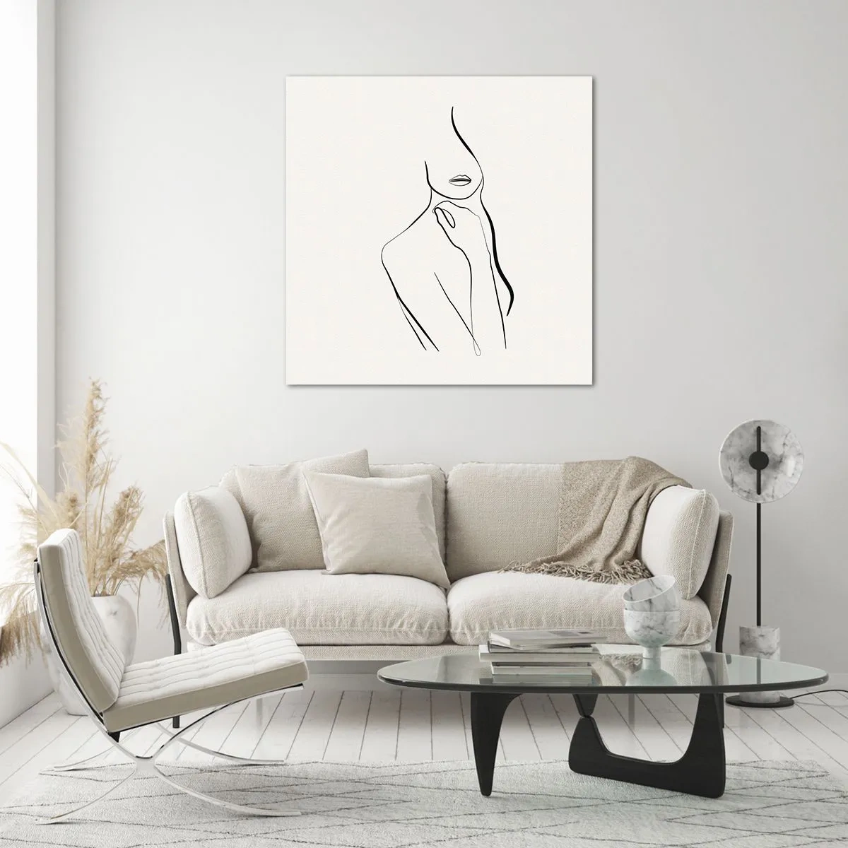 Üveg kép - A melankólia hulláma - 60x60 cm