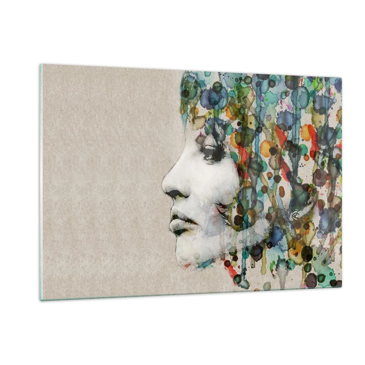 Üveg kép - Előbúj a szürkéből - 120x80 cm