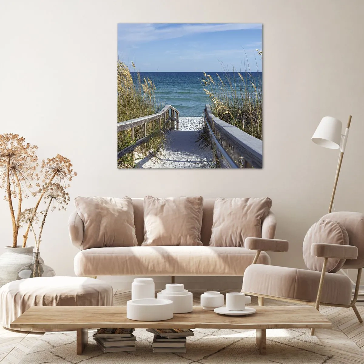 Vászonkép - Napsütésben, szélben - 40x40 cm