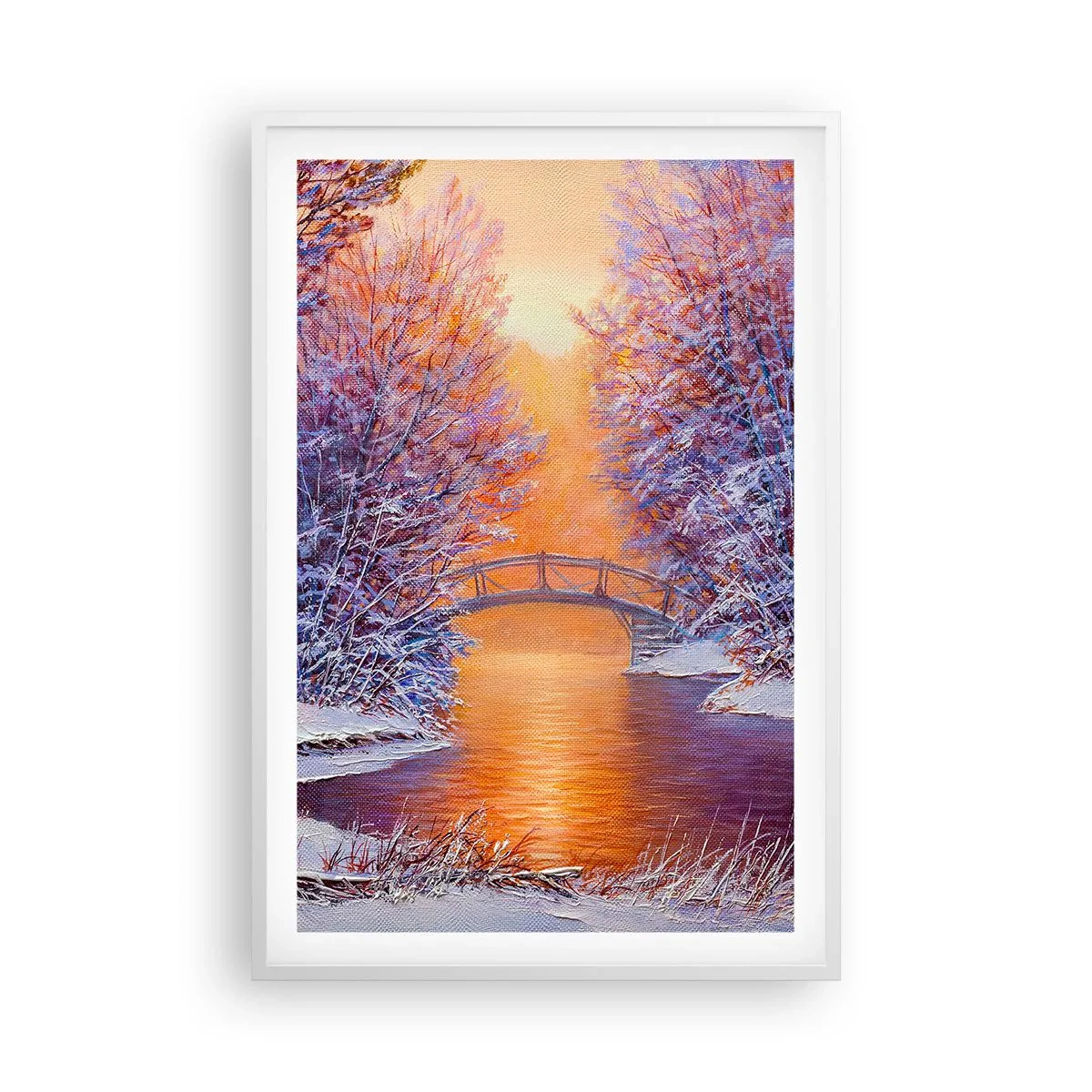 Poszter fekete keretben - Találkozzunk itt - 61x91 cm