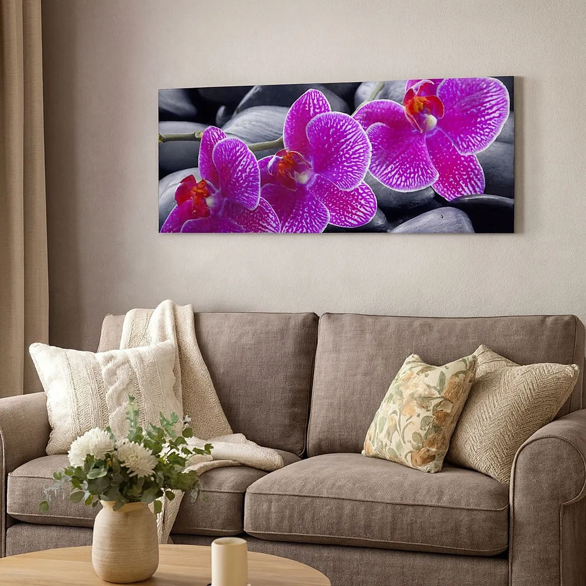 Vászonkép - A kövek kivilágosodtak az örömtől - 100x40 cm