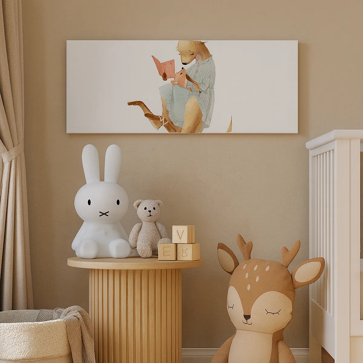 Vászonkép - Olvass nekem anya - 30x30 cm