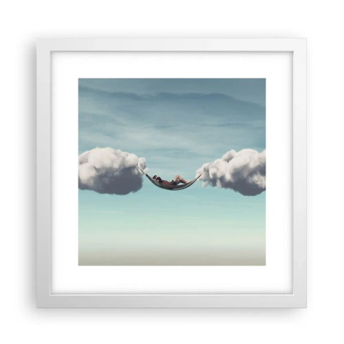 Poszter fekete keretben - Egy pillanatnak a gyönyörűsége - 30x30 cm