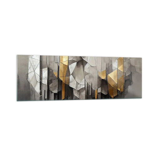Üveg kép - Kompozíció jégből és fényből - 160x50 cm