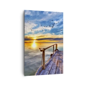 Vászonkép - Megnyugszik a szél - 80x120 cm