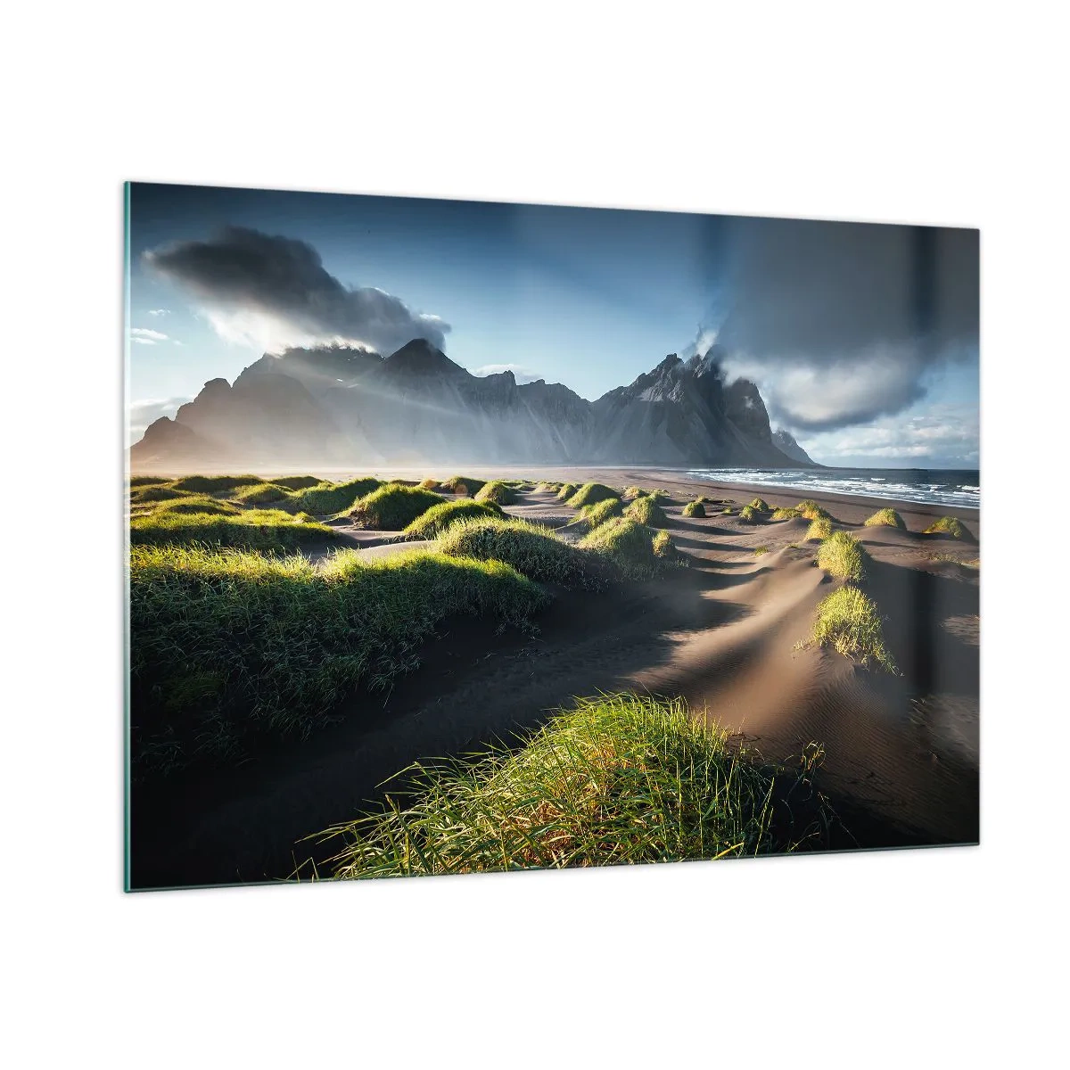 Üveg kép - Az elemek harmóniája - 100x70 cm