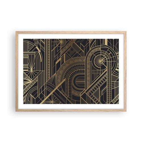 Poszter világos tölgy keretben - Koncepciók, ötletek, tervek - 70x50 cm