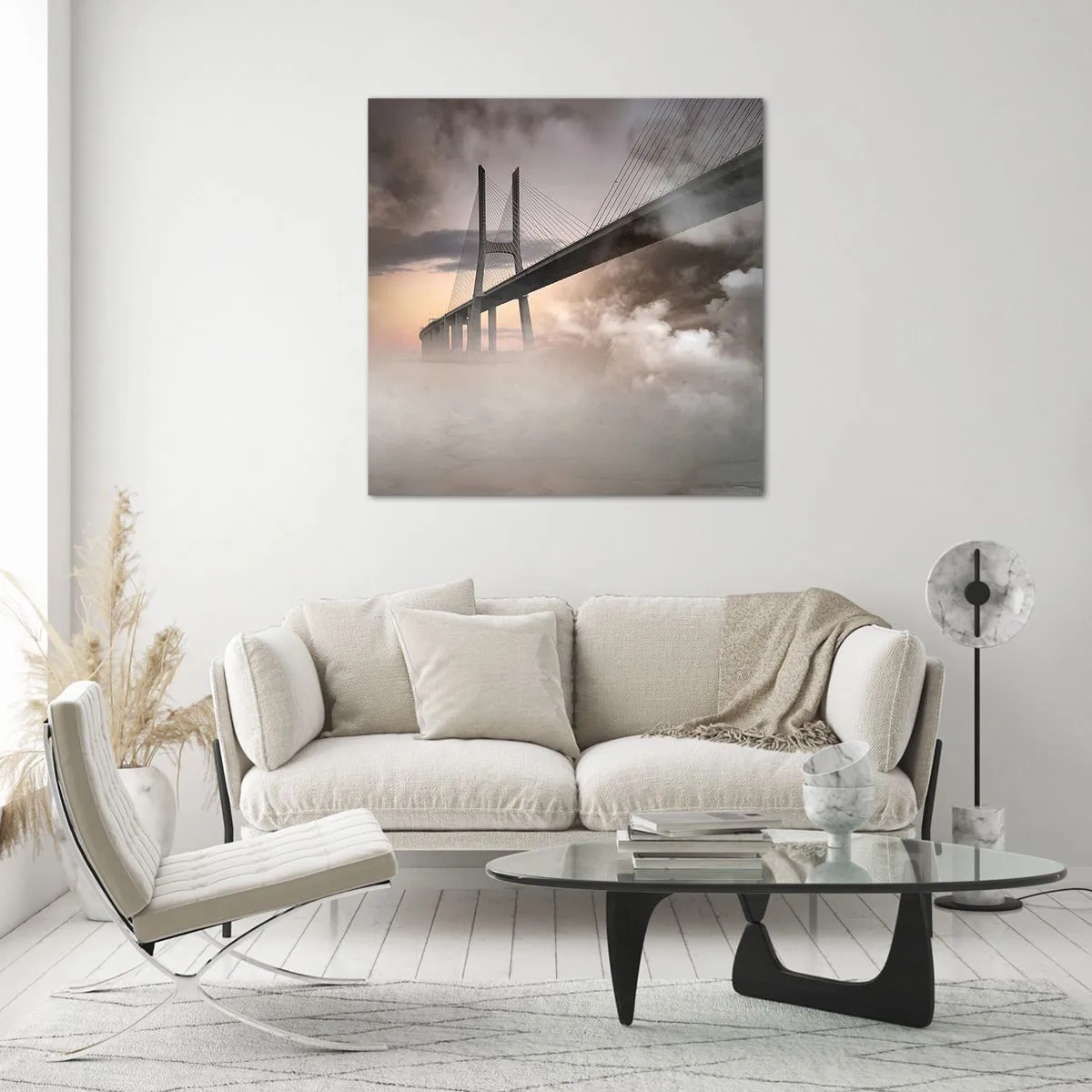 Üveg kép - A nem létező folyó mentén - 60x60 cm