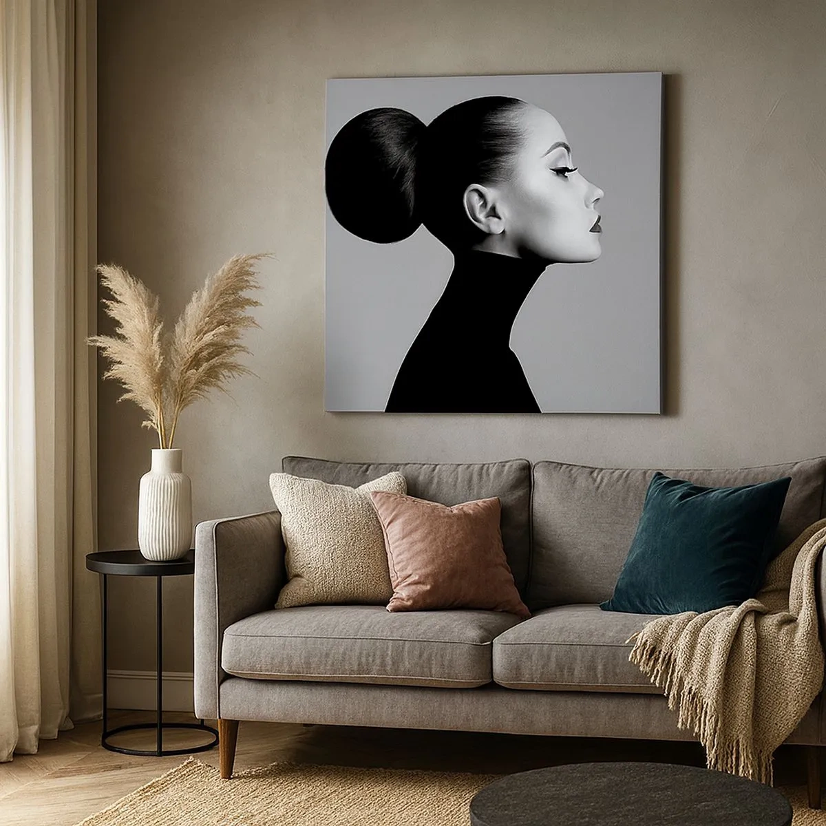 Vászonkép - Kortárs Nefretete - 30x30 cm