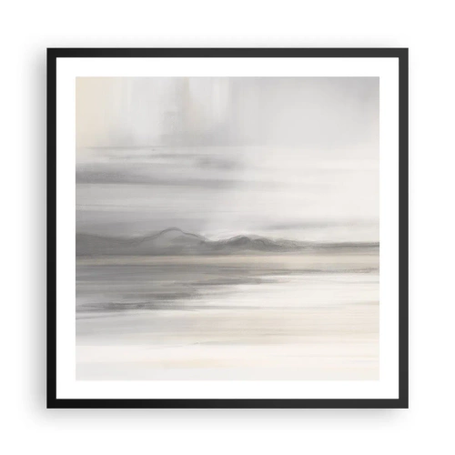 Poszter fehér keretben - Gondolkodó távolság - 60x60 cm