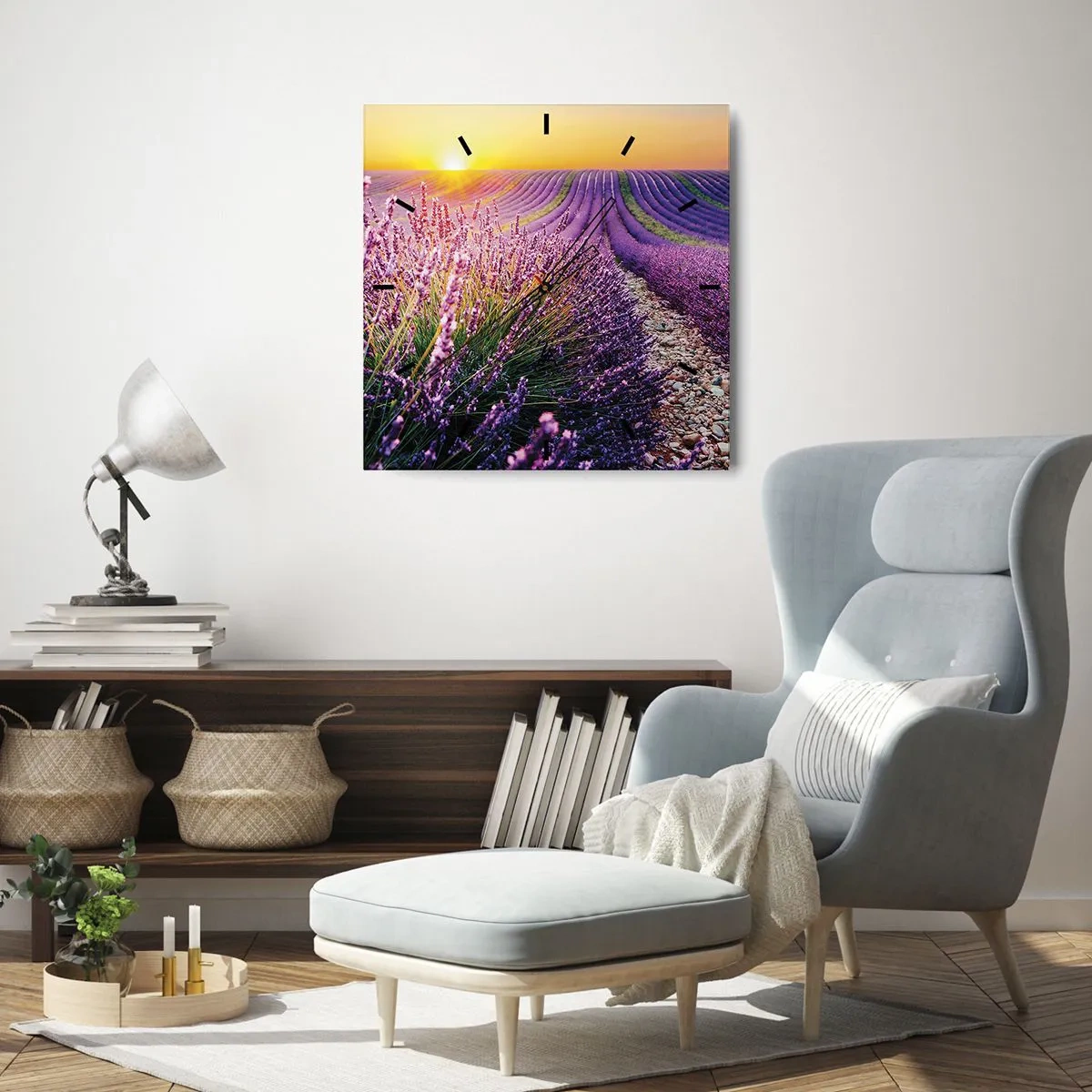 Falióra, Óra - Illatos szálak - 40x40 cm