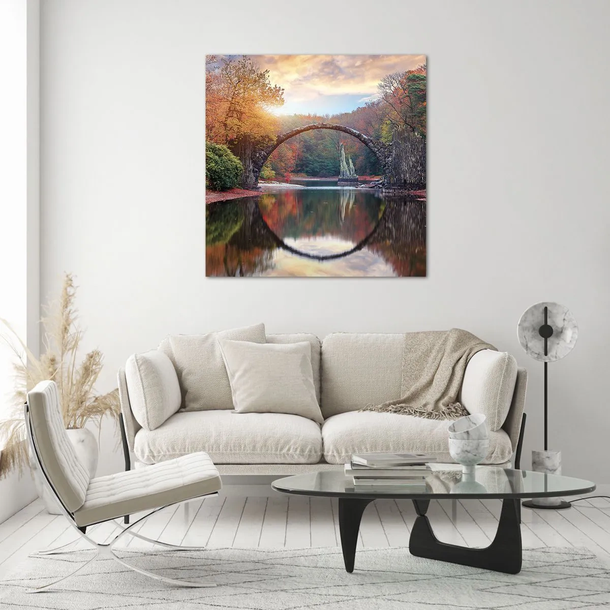 Üveg kép - A tükör másik oldalán - 40x40 cm