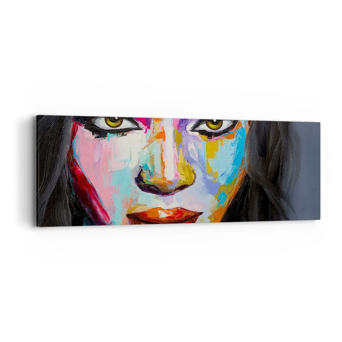 Vászonkép - Lehetetlen levenni a tekintetet - 90x30 cm