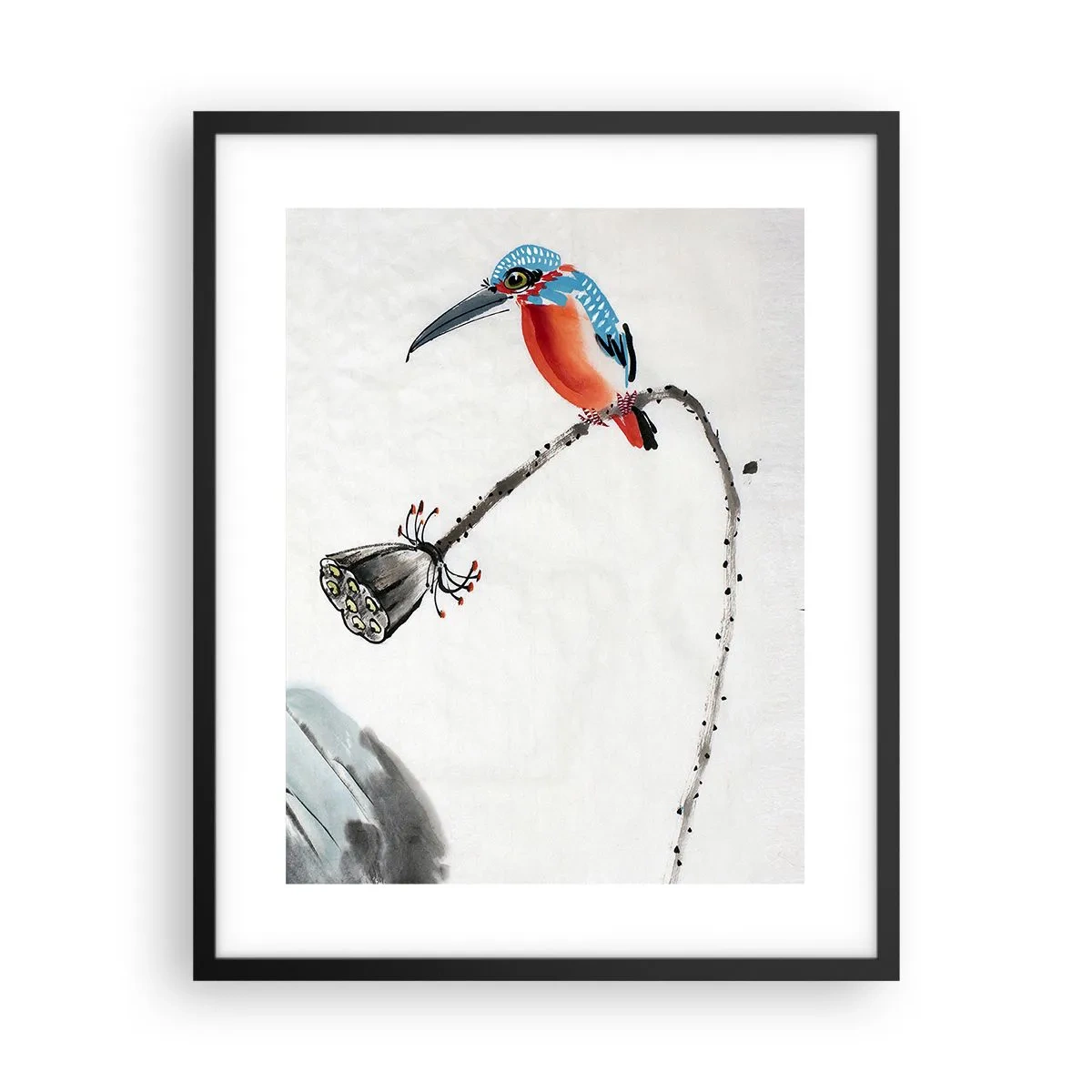 Poszter fehér keretben - A rét élete - 40x50 cm