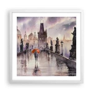 Poszter fekete keretben - Az emberek nem változnak - 50x50 cm