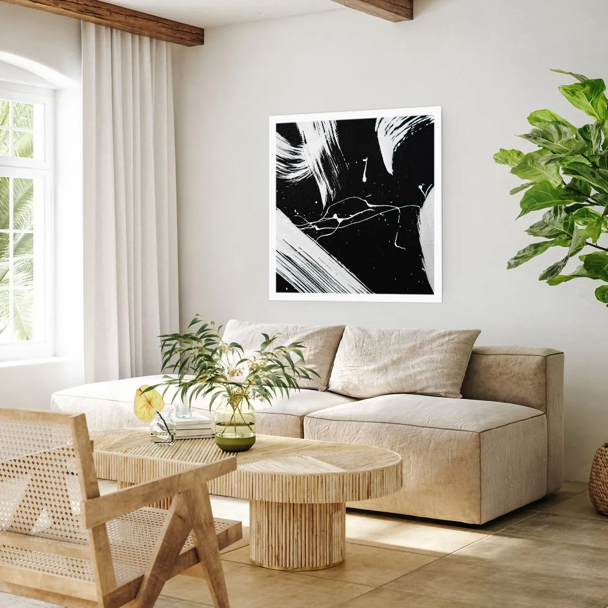 Poszter - Megtöri a sötétséget - 40x40 cm