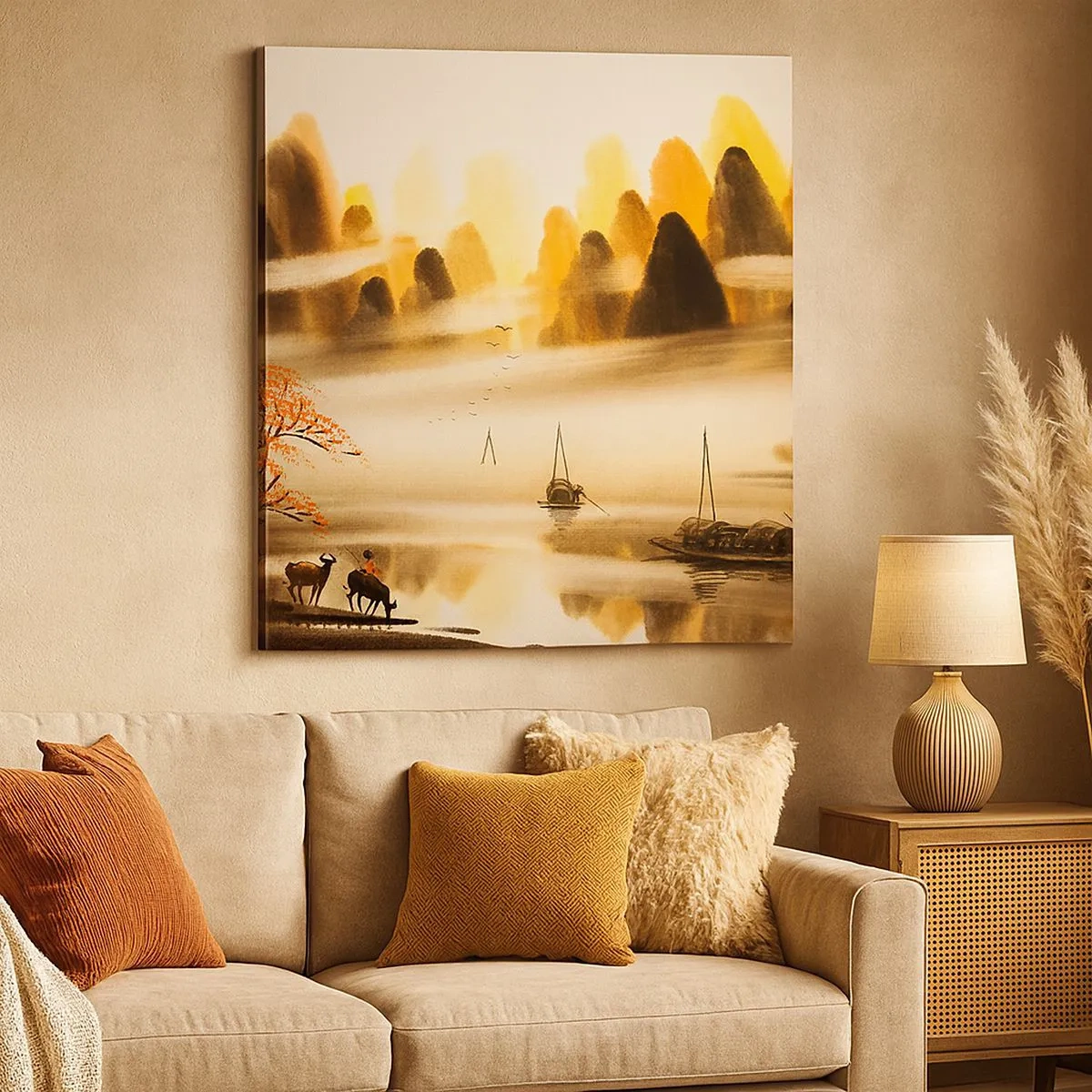 Vászonkép - Távolabb, mint a Távol-Kelet - 30x30 cm