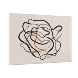 Üveg kép - Minden összezavarodott - 100x70 cm