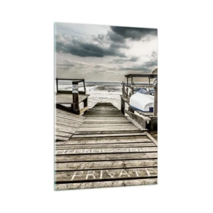 Üveg kép - Az északi part - 80x120 cm