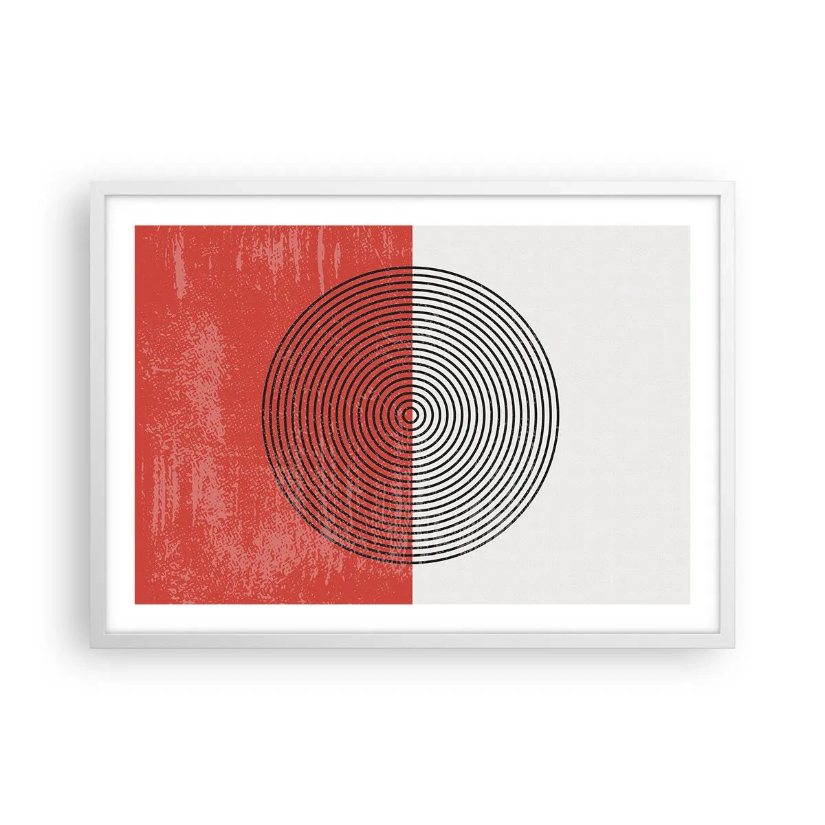 Poszter fekete keretben - Pont a célba - 70x50 cm