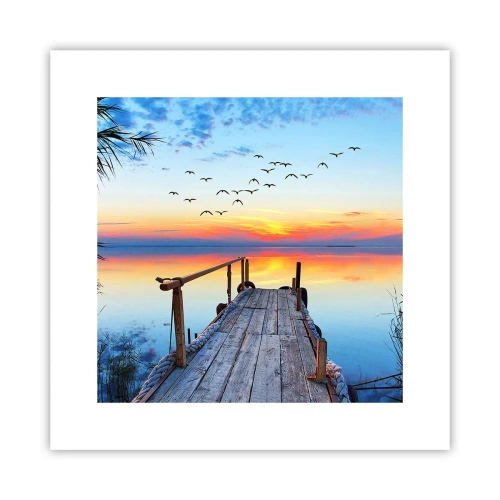 Poszter - Ideje visszamenni… - 30x30 cm