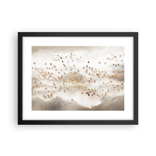 Poszter fehér keretben - Itt az idő... - 40x30 cm