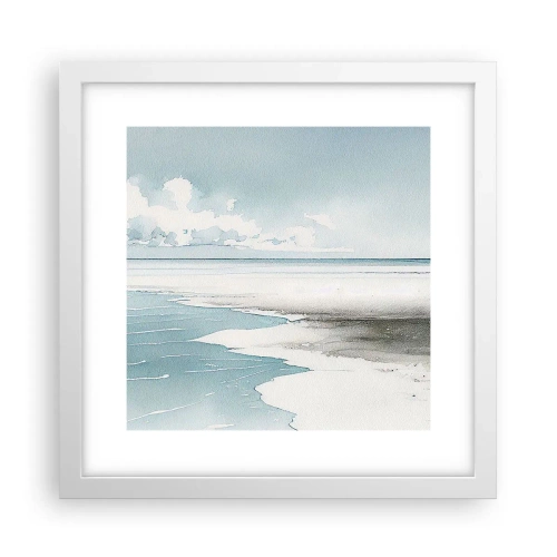 Poszter fekete keretben - Szelíd dagály - 30x30 cm