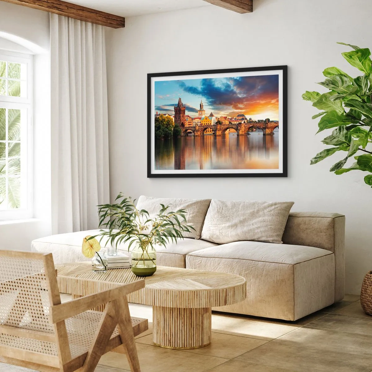 Poszter fehér keretben - Évszázadok óta gyönyörű - 100x70 cm