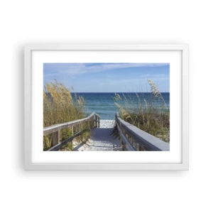 Poszter fekete keretben - Napsütésben, szélben - 40x30 cm