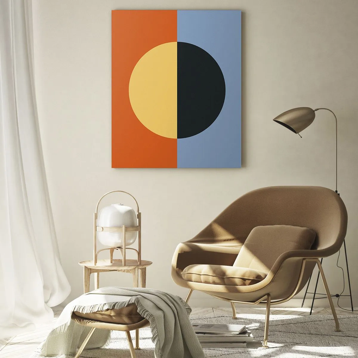 Üveg kép - A meleg és a hideg kompozíciója - 50x70 cm