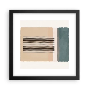 Poszter fehér keretben - Minden rendben - 30x30 cm