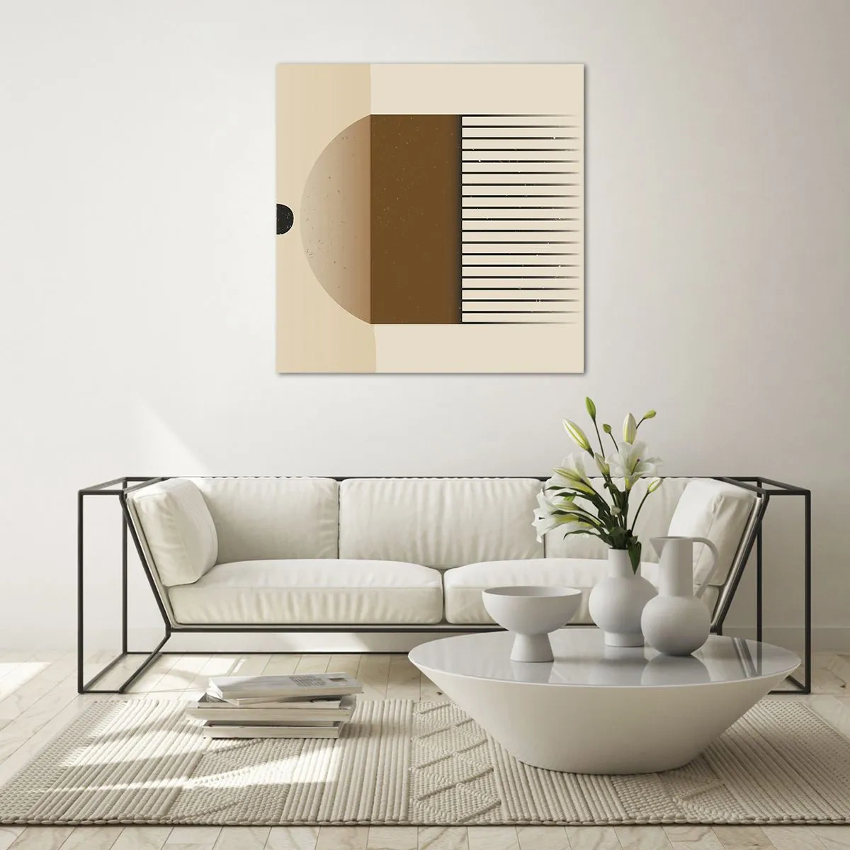 Üveg kép - Különféle államok - 30x30 cm