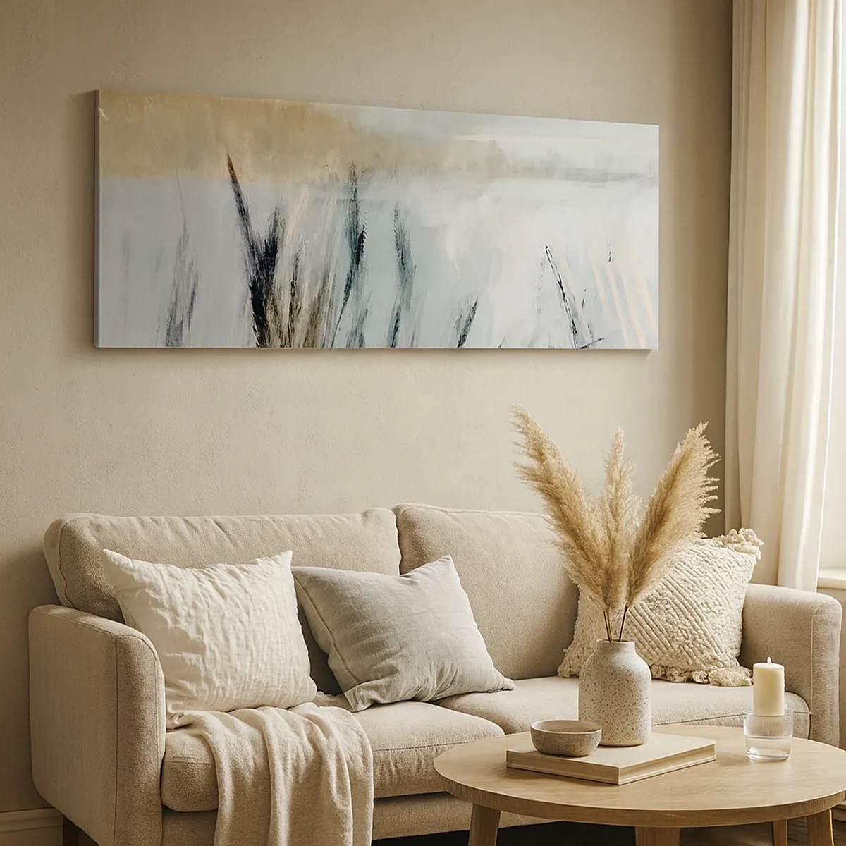 Vászonkép - Téli mezők - 30x30 cm