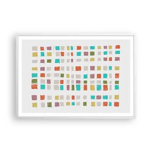 Poszter fekete keretben - Ismeretlen játék - 100x70 cm