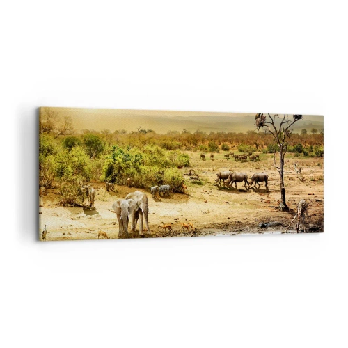 Vászonkép - „Z Edenu zaś wypływała rzeka…" - 100x40 cm