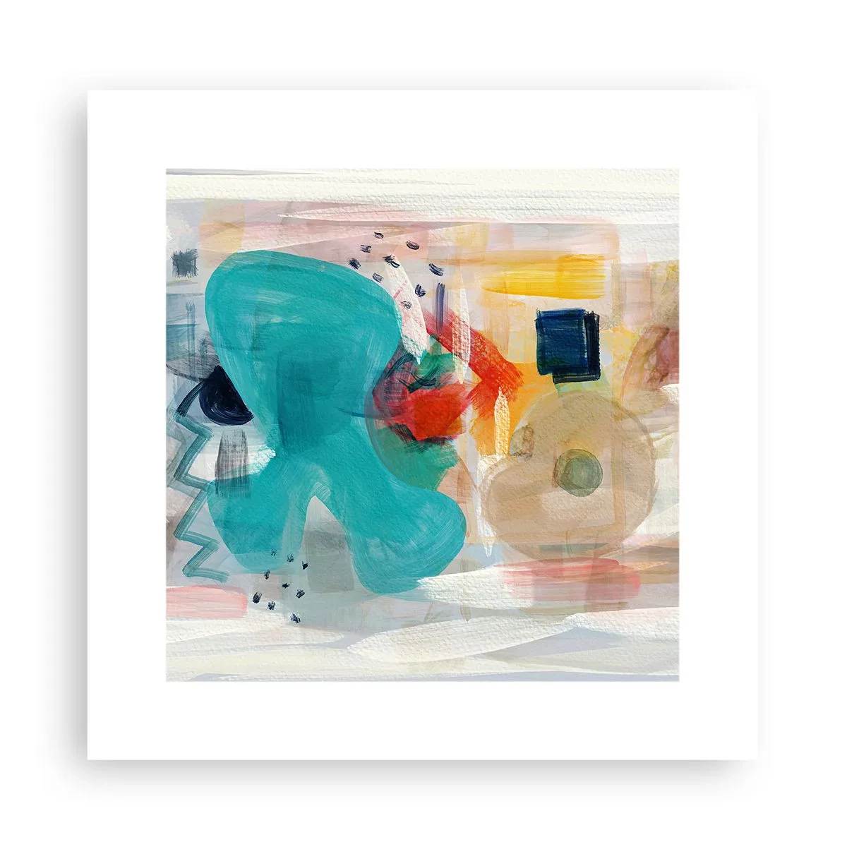 Poszter - Színes játék - 30x30 cm