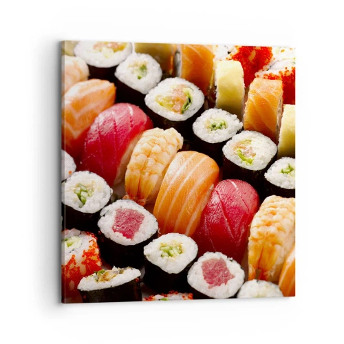 Vászonkép - Ázsia színei és ízei - 70x70 cm