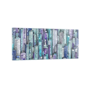 Üveg kép - Kikékült az égtől - 120x50 cm