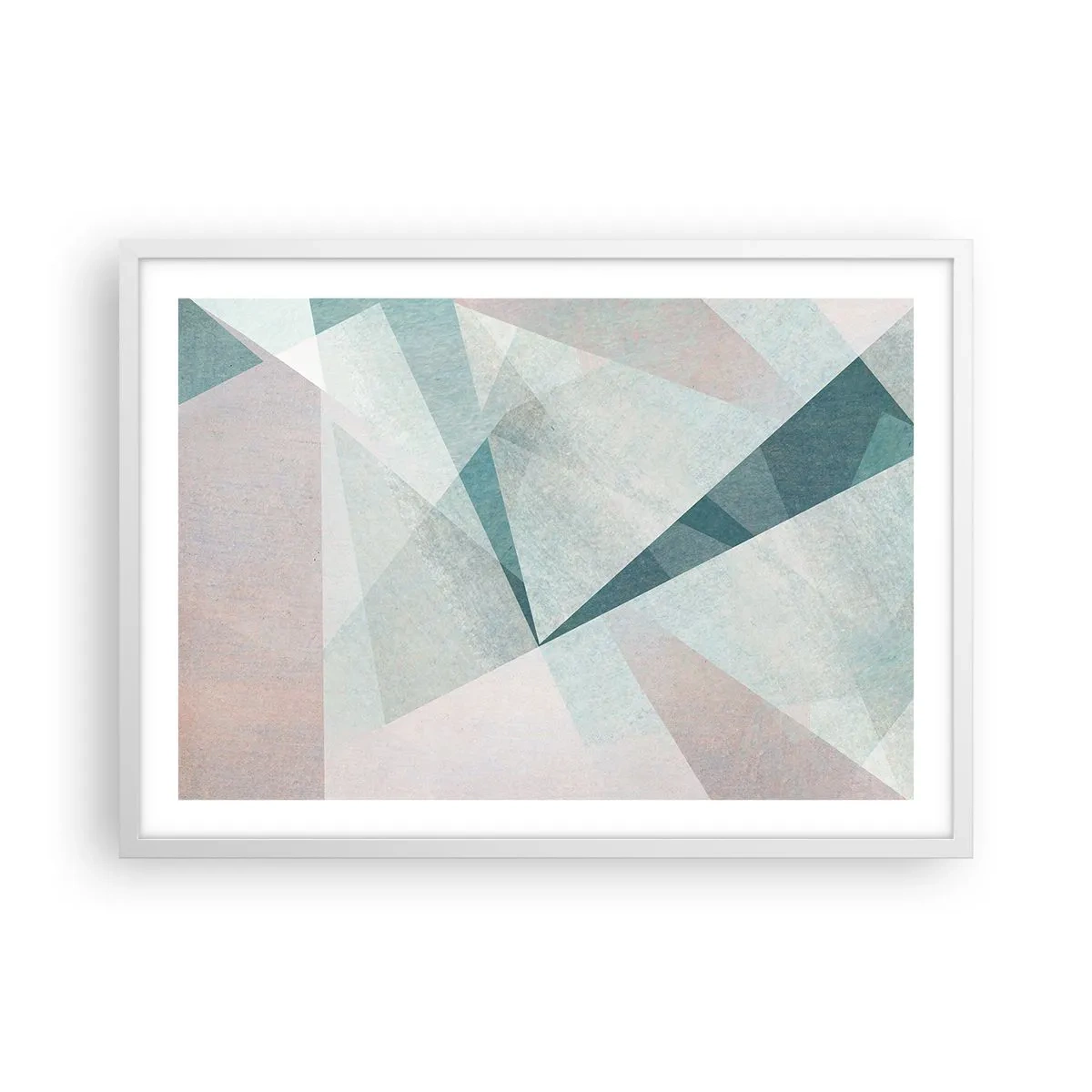 Poszter fekete keretben - Nyugodtan, de dinamikusan - 70x50 cm