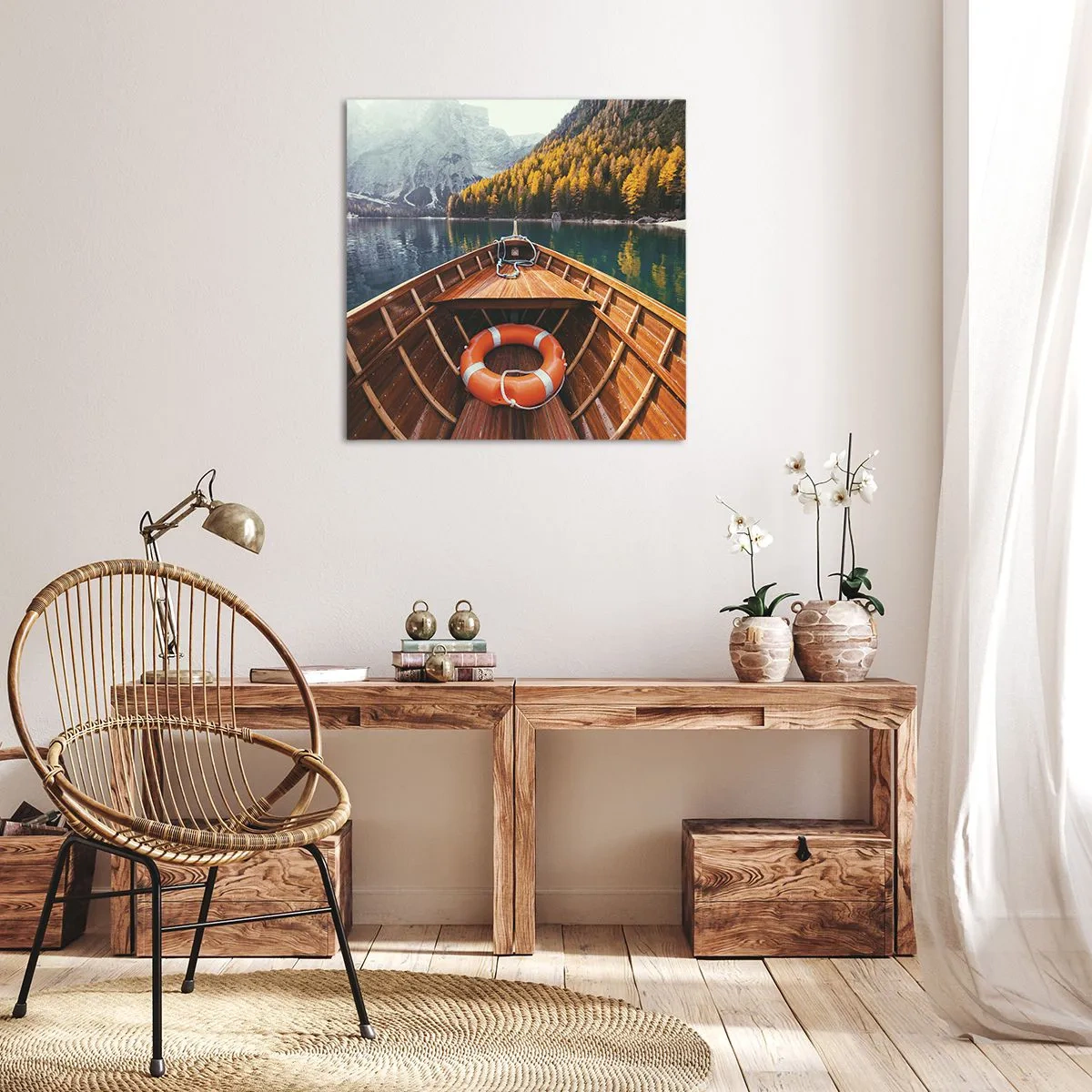 Vászonkép - Hegyi kirándulás - 60x60 cm