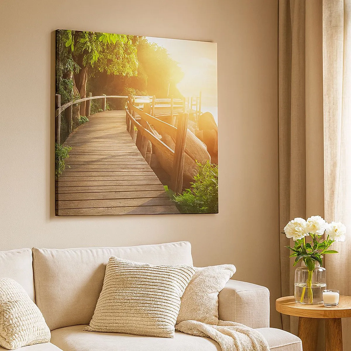 Vászonkép - Újabb kanyar, újabb csoda - 30x30 cm