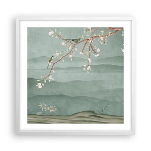 Poszter fekete keretben - Tavasz, ah, te vagy az - 50x50 cm