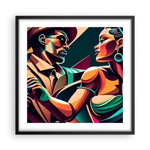 Poszter fehér keretben - A szív ritmusában - 50x50 cm